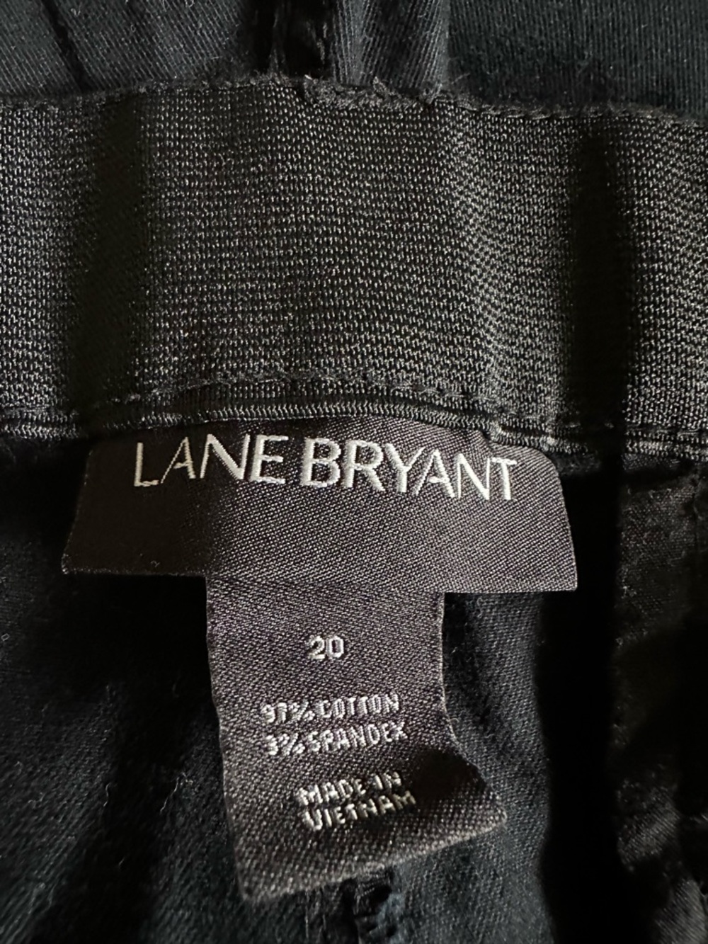 Lane Bryant Black Casual Bermuda Shorts - Picture 3 of 3